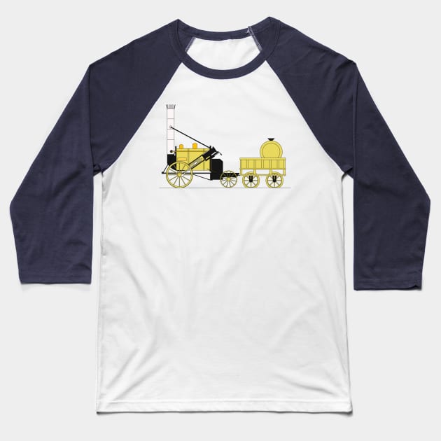 Stephenson's Rocket Print Baseball T-Shirt by ontherails